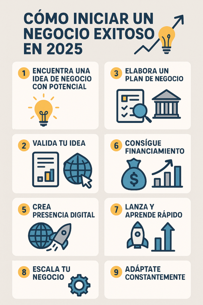 Cómo Iniciar un Negocio Exitoso en 2025