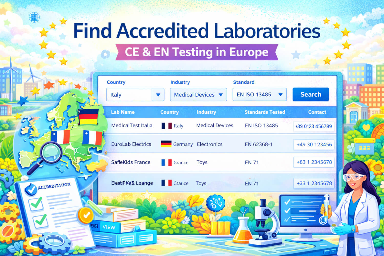 Compliance with Accredited Laboratories