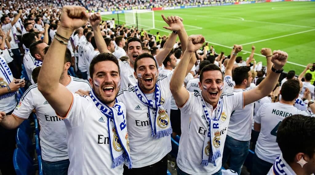 Real Madrid - Monaco football match