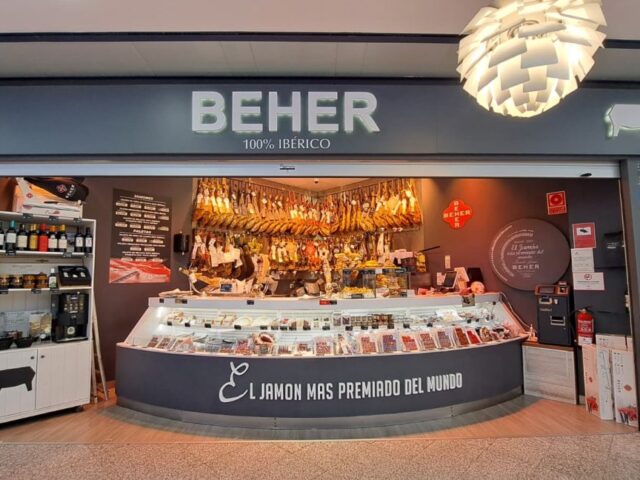 BEHER La Cañada en Marbella: productos ibéricos