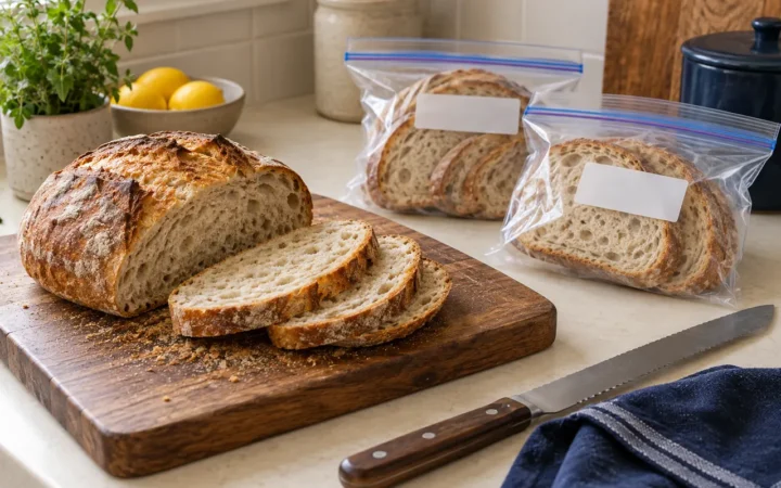 How to freeze bread in portions you will actually use